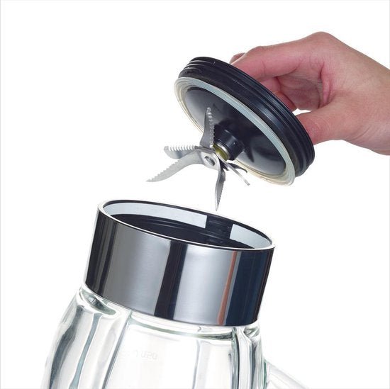 Severin SM 3710 Krachtige Blender: 1000W, 1.5L Glazen Kan, IJs Crush - MR commerce