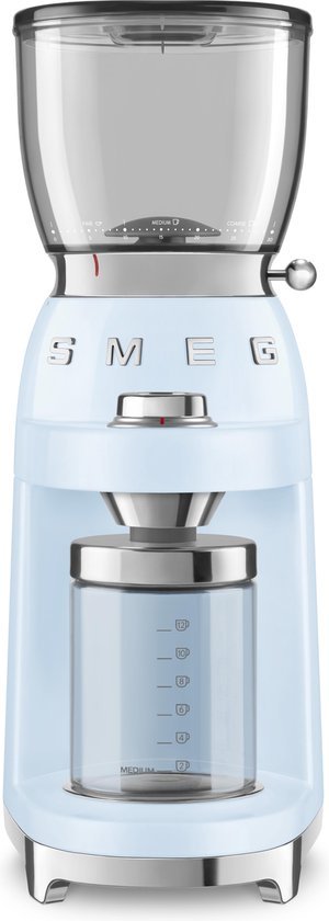 Smeg CGF01 Elektrische Koffiemolen met 30 Maalstanden Pastelblauw - MR commerce