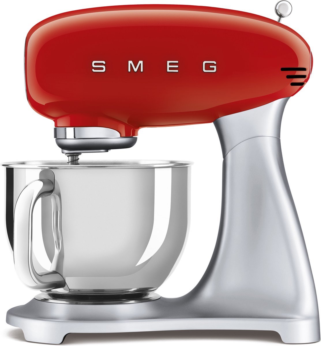 Smeg SMF02RDEU Keukenmachine 800W 4.8L RVS Mengkom Rood - MR commerce