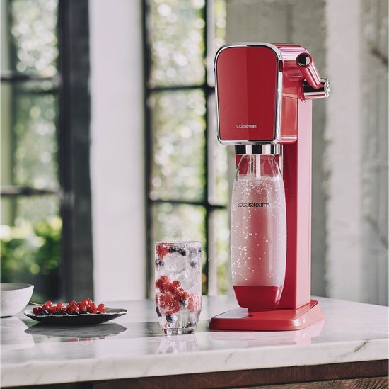 SodaStream Art Bruiswatermaker - Mandarin Rood - Inclusief CO2 - cilinder en Fles - MR commerce