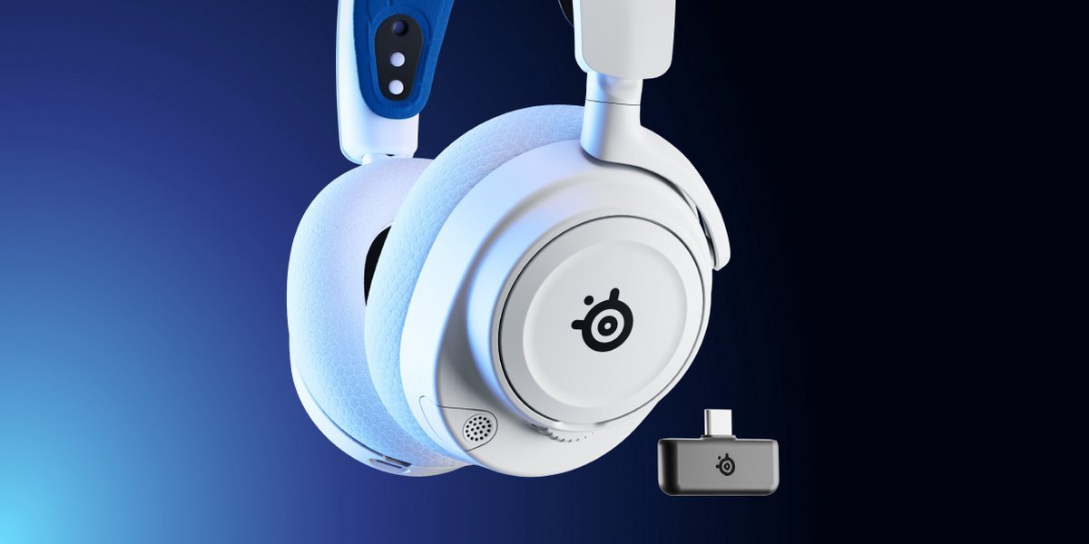 SteelSeries Arctis Nova 7P Draadloze Gaming Headset voor PlayStation - Wit - MR commerce