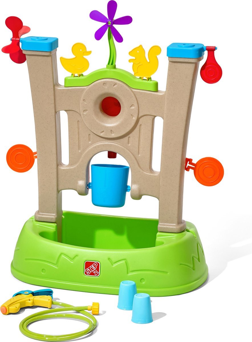 Step2 Waterpark Arcade Watertafel - Waterrad, Waterspuit, Doelwitten - Buitenspeelplezier - MR commerce