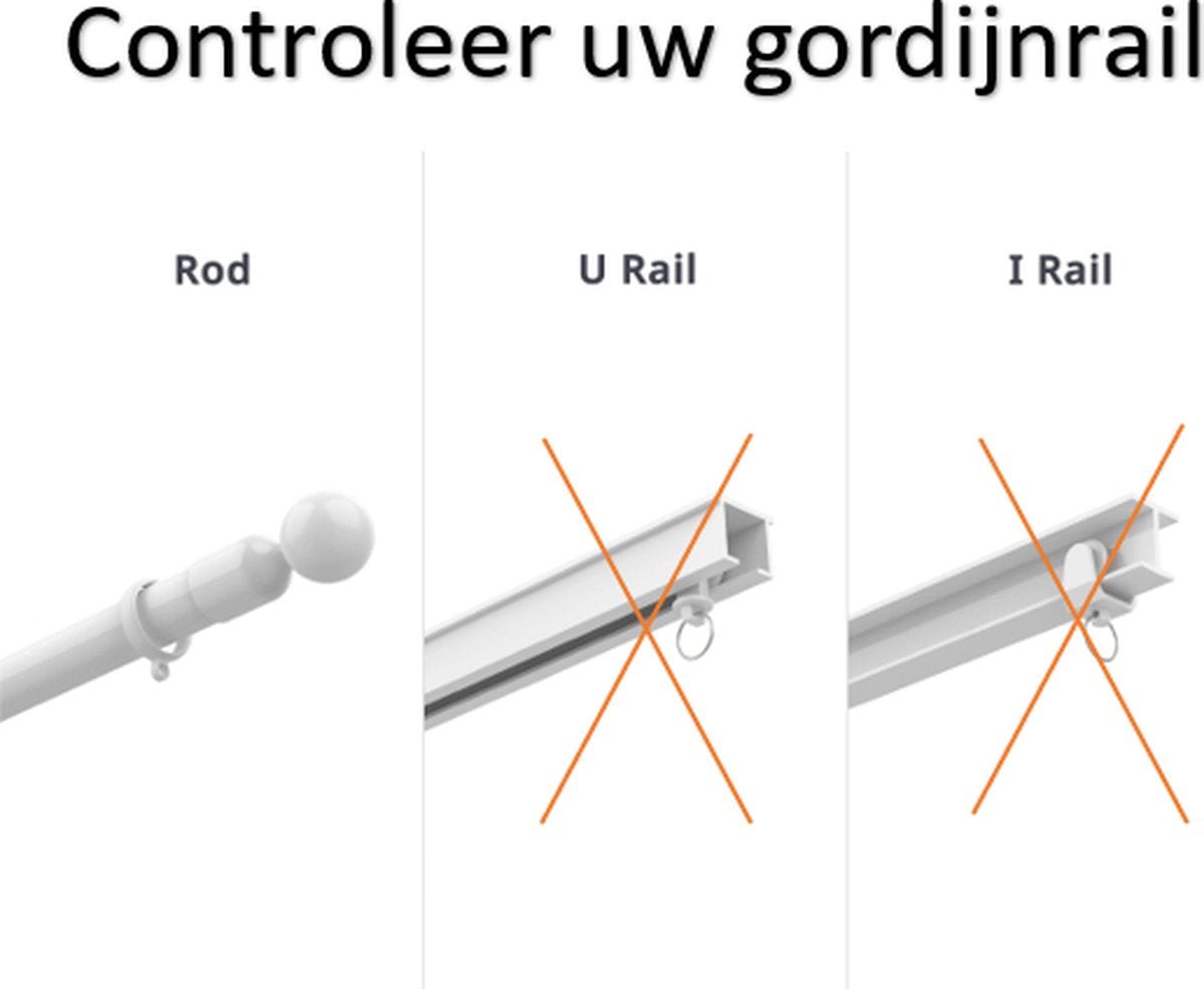 SwitchBot Curtain(Rod/Roede) - Wit - Smart home - Smart Gordijn - Automatisch gordijn | 0850007706111 - MR commerce