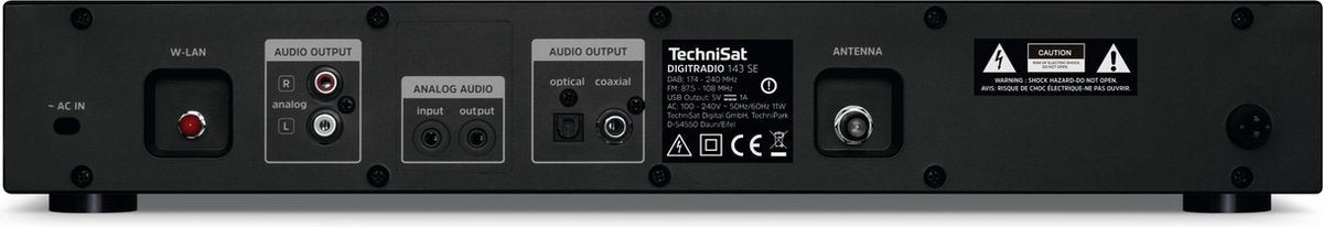Technisat Digitradio 143 (V3) Zwart Hi - Fi Module: Digitale Radio en Streaming Tuner - MR commerce