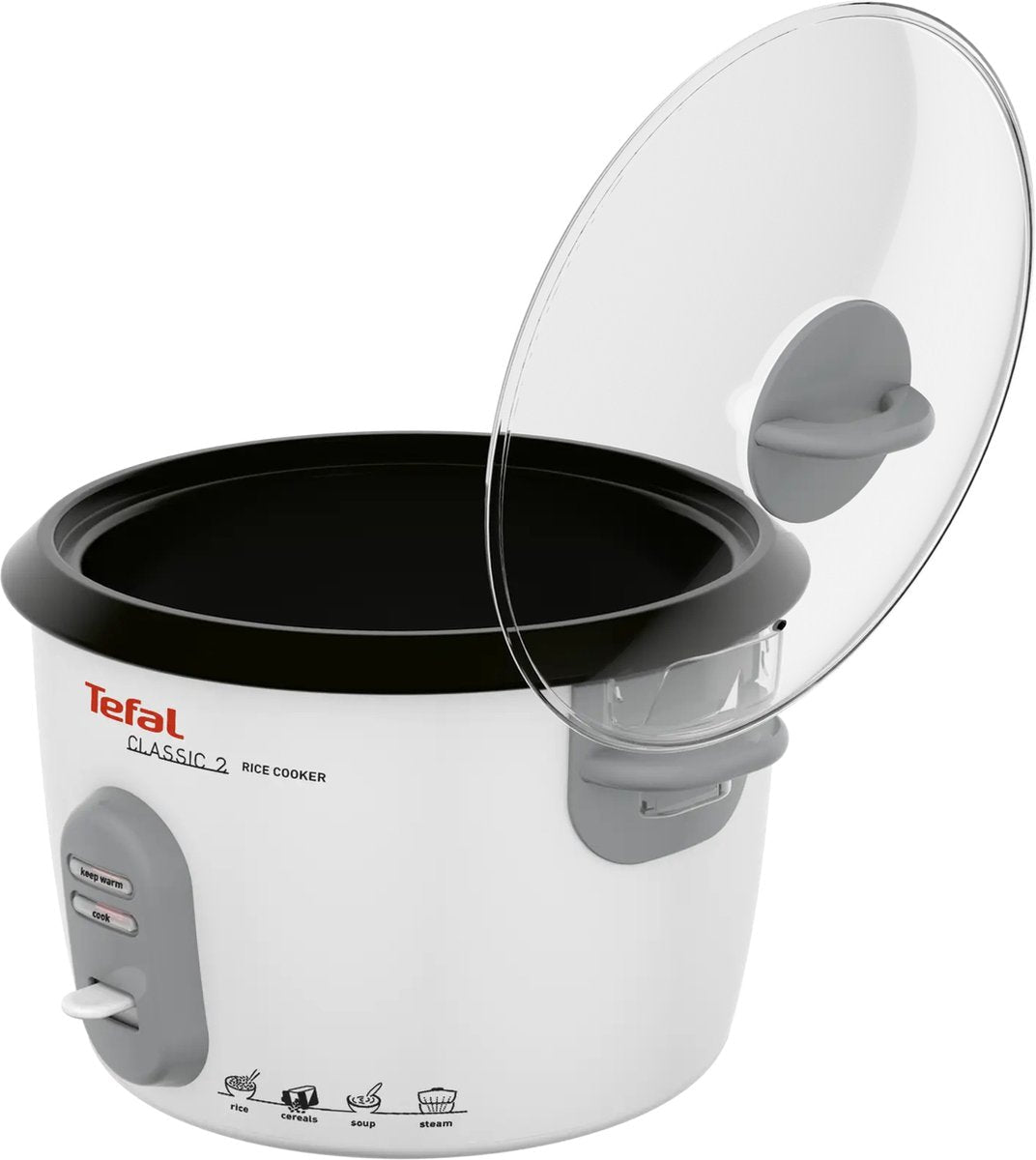 Tefal Classic 2 Rijstkoker 1.8L Wit met Warmhoudfunctie en Antiaanbaklaag - MR commerce