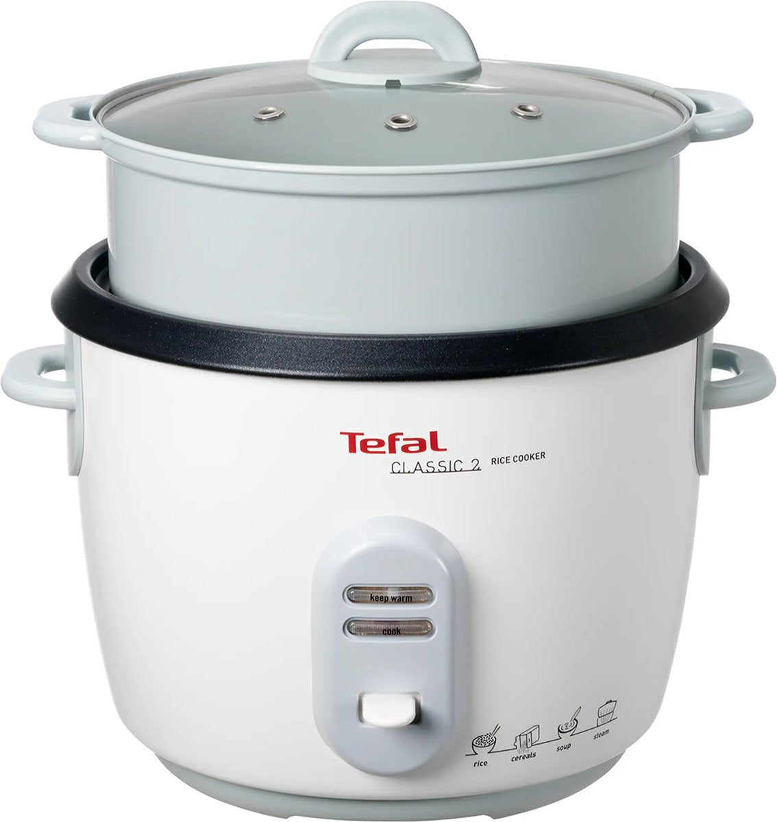 Tefal Classic 2 Rijstkoker 1.8L Wit met Warmhoudfunctie en Antiaanbaklaag - MR commerce