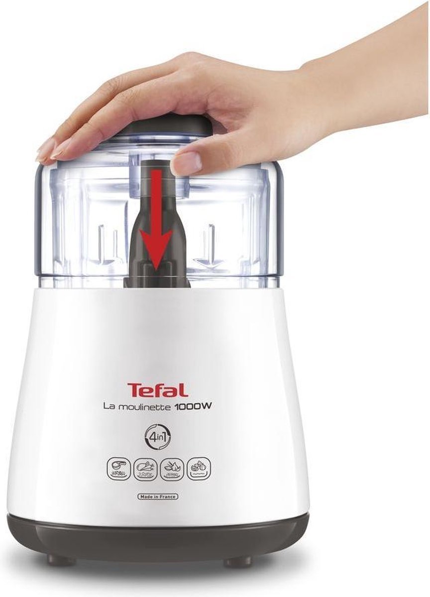 Tefal La Moulinette DPA 130 Hakmolen - 1000W - 300ml - Wit - MR commerce