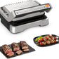 Tefal OptiGrill 2in1 GC772D Intelligente Contactgrill en BBQ, Vaatwasserbestendig RVS - MR commerce