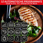 Tefal OptiGrill Elite GC750D: Intelligente Contactgrill met 12 Automatische Programma's RVS - MR commerce