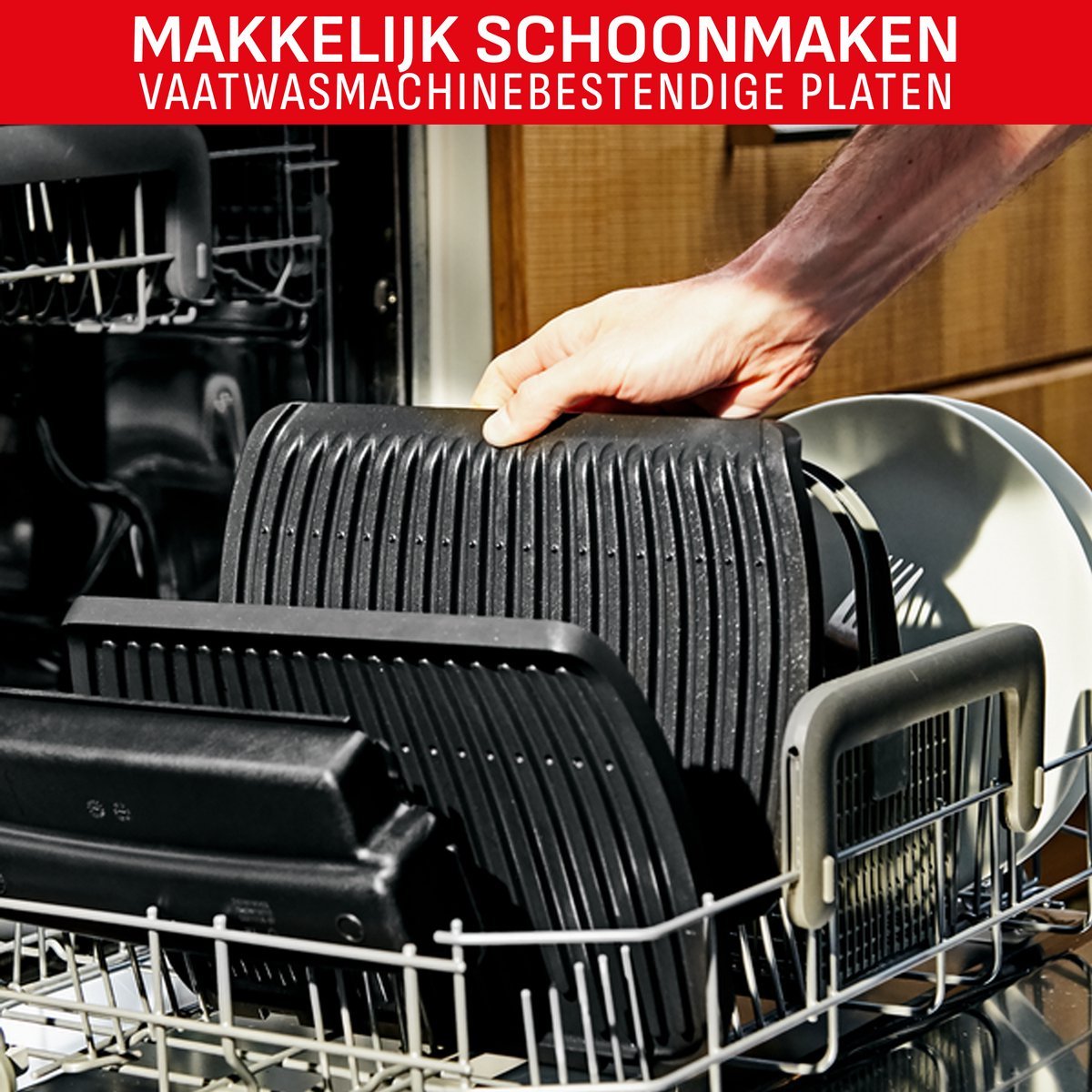 Tefal OptiGrill Elite GC750D: Intelligente Contactgrill met 12 Automatische Programma's RVS - MR commerce