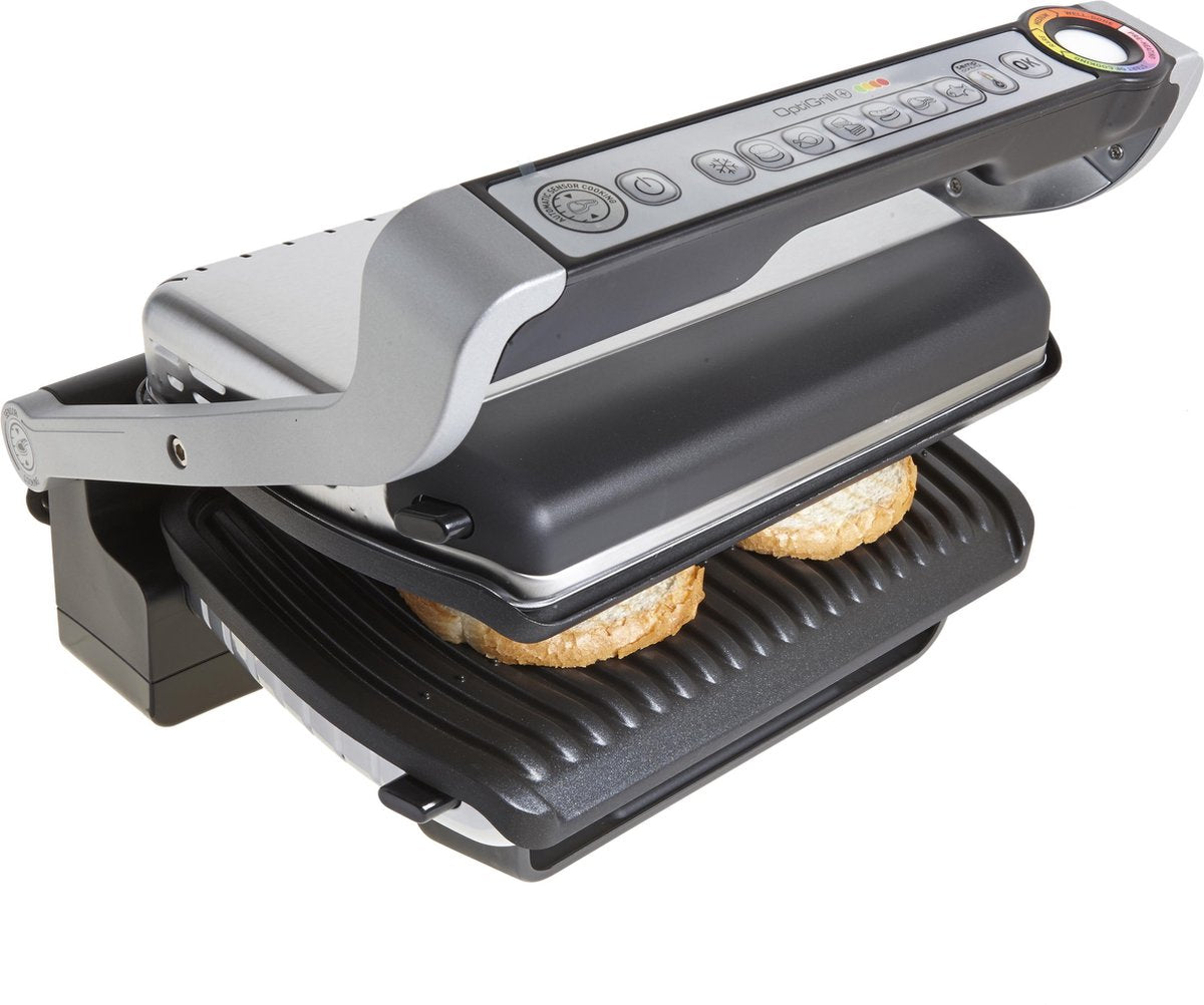 Tefal Optigrill+ GC712D Slimme Contactgrill met Automatische Kooksensor - MR commerce