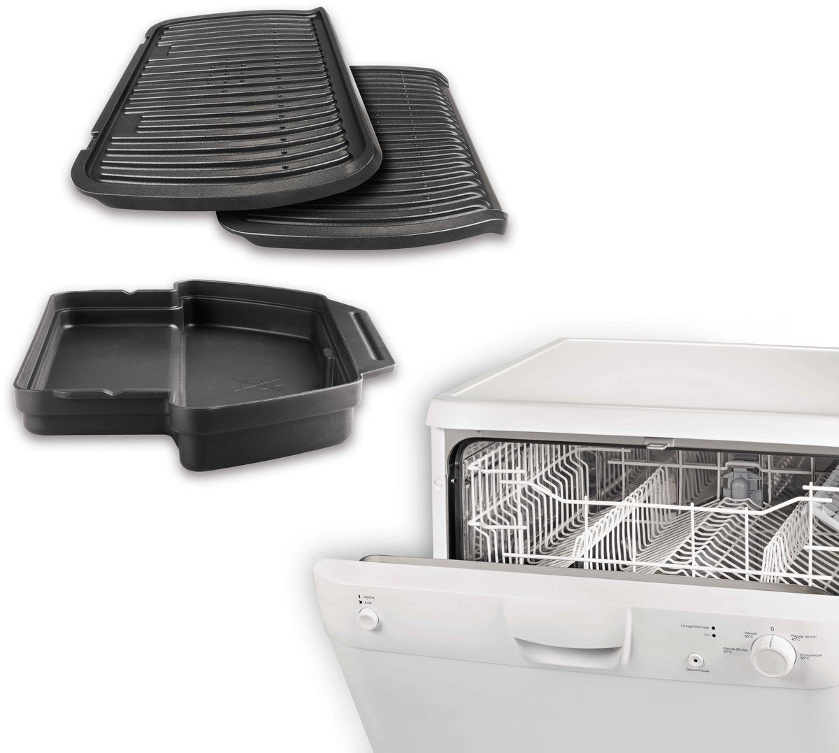 Tefal Optigrill+ GC712D Slimme Contactgrill met Automatische Kooksensor - MR commerce