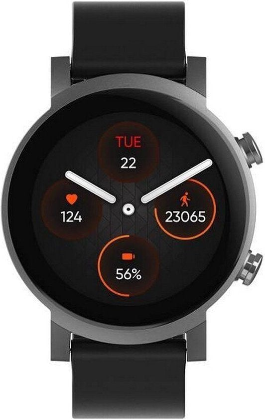 TicWatch E3 Wear OS Sporthorloge: IP68, GPS, SpO2, 1GB/8GB Zwart - MR commerce