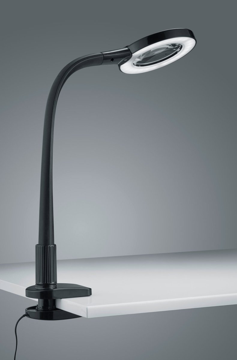Trio Lighting LUPO LED Klemlamp - Inclusief Lichtbron - Modern Zwart Design - MR commerce