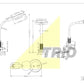 Trio Lighting LUPO LED Klemlamp - Inclusief Lichtbron - Modern Zwart Design - MR commerce