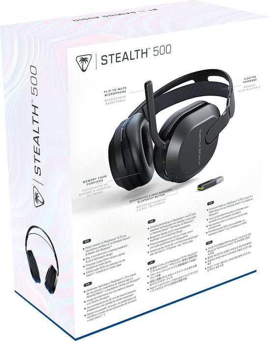 Turtle Beach Stealth 500 Draadloze Gaming Headset: Multiplatform Comfort en Geluid - MR commerce