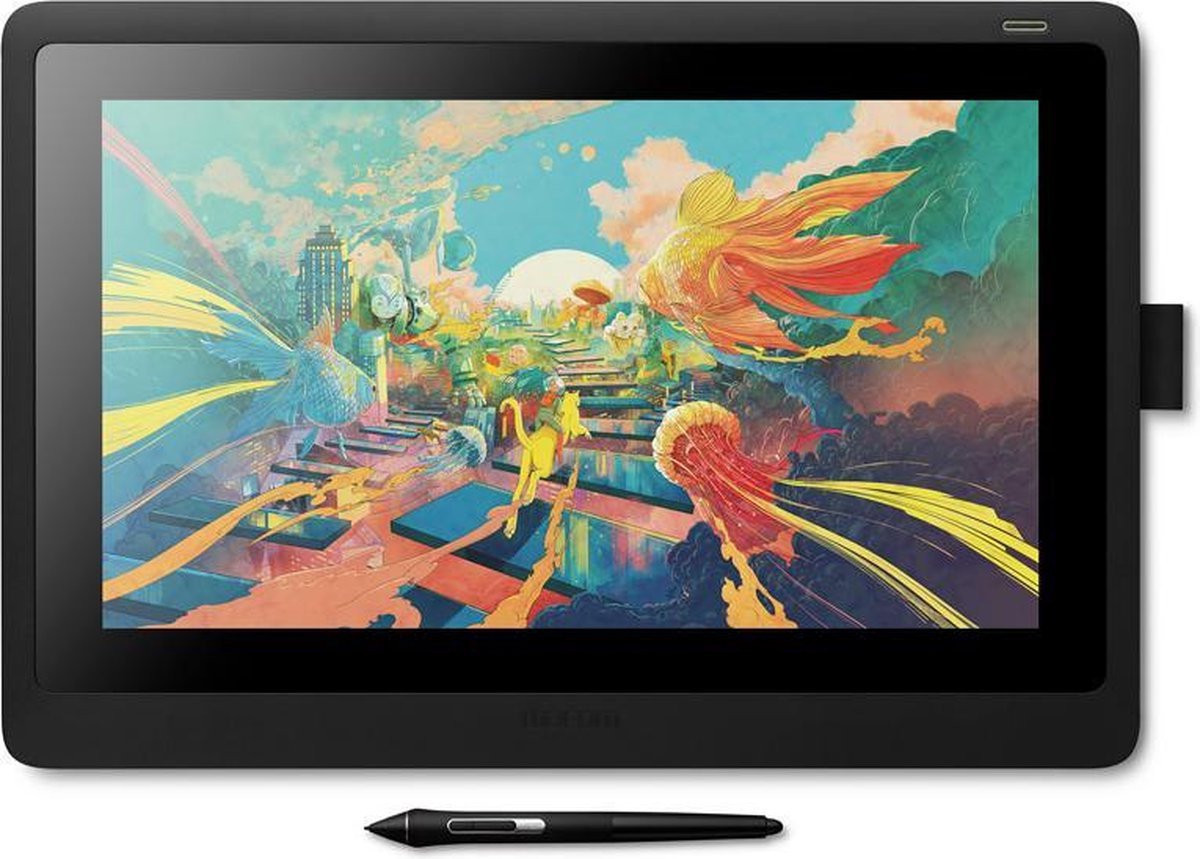Wacom Cintiq 16 Professioneel Tekentablet 15,6 inch HD Scherm Pro Pen 2 Zwart - MR commerce