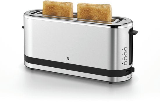 WMF KITCHENminis XXL Broodrooster RVS - Compacte Toaster met Ontdooifunctie - MR commerce