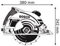 Bosch professional cirkelzaag - GKS190 - 1400w