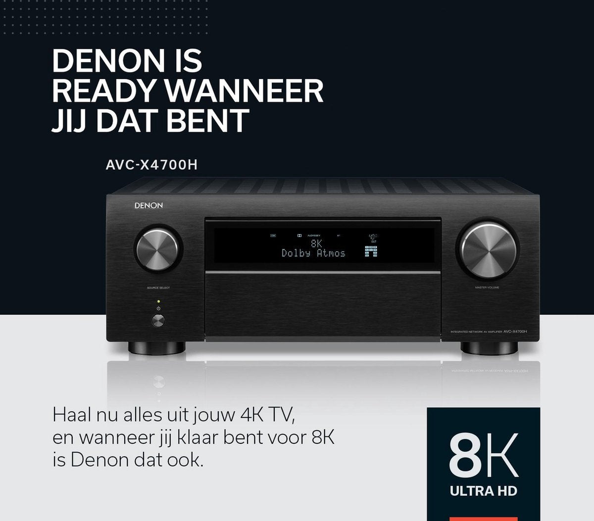 Denon AVC - X4700H 125 W 9.2 kanalen Surround 3D Zwart | 4951035072851 | Receiver - MR commerce